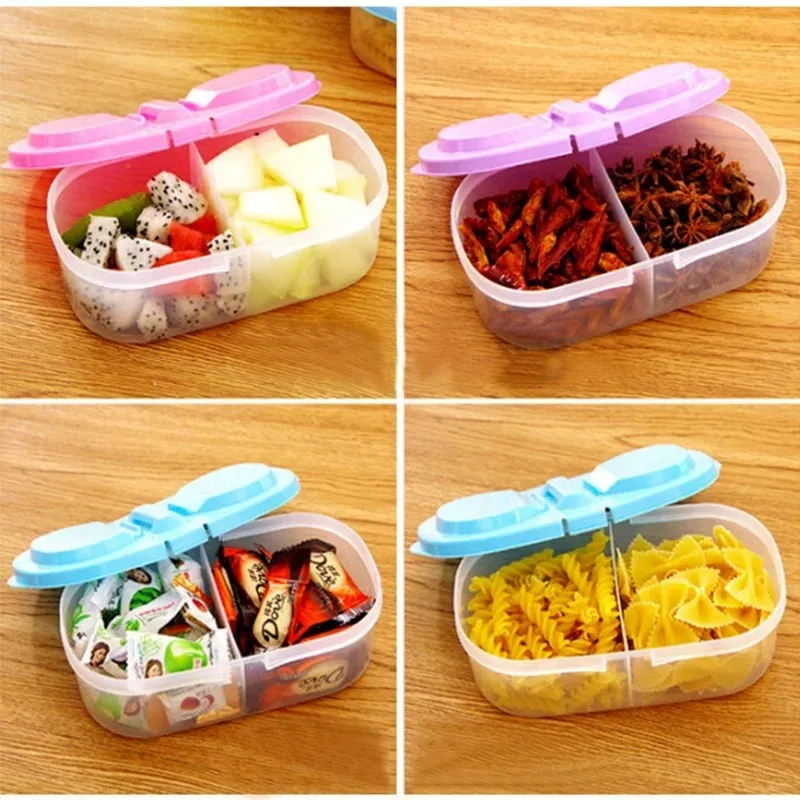 Portable Healthy Plastic Food Container Kids Lunch Box Camping Storage Box Picnic Food And Fruit Bo 3
