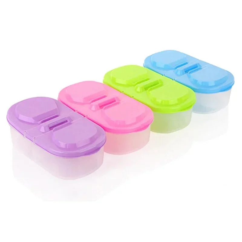 Portable Healthy Plastic Food Container Kids Lunch Box Camping Storage Box Picnic Food And Fruit Bo 4