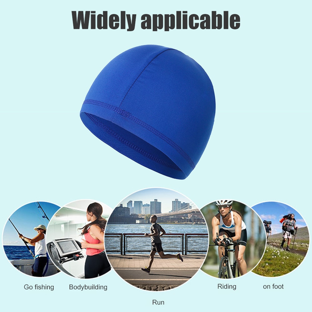 Breathable Summer Cycling Hat, Unisex Cooling Skull Cap, Fast Heat Dissipation Running Bicycle Helmet
