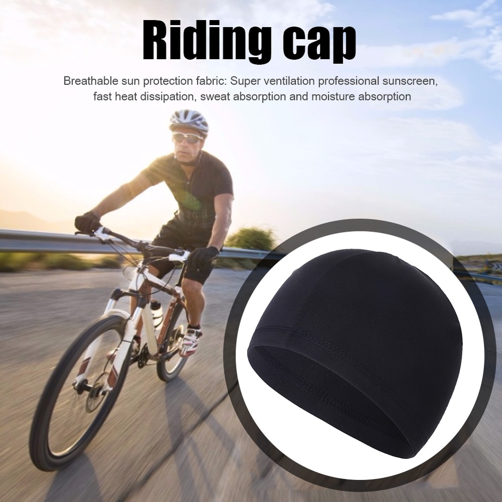 Breathable Summer Cycling Hat, Unisex Cooling Skull Cap, Fast Heat Dissipation Running Bicycle Helmet