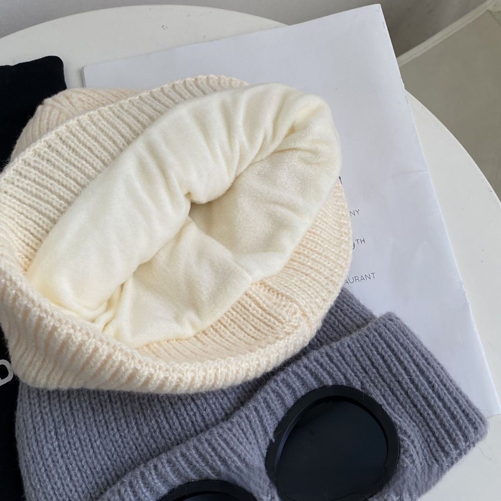 Knitted Ski Mask Cap Outdoor Winter Warm Cycling Beanie Hat For Women And Men Windproof 5