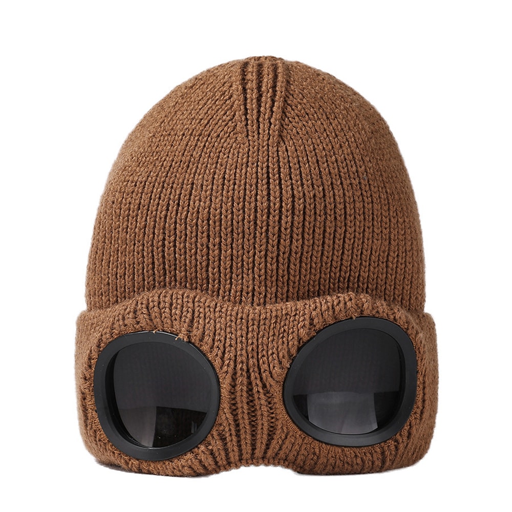 Knitted Ski Mask Cap Outdoor Winter Warm Cycling Beanie Hat For Women And Men Windproof 8