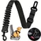 Elastic Nylon Retractable Safety Restraint - Adjustable Dog Seat Belt Harness with Secure Clasps for All Dog Sizes