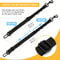 Elastic Nylon Retractable Safety Restraint - Adjustable Dog Seat Belt Harness with Secure Clasps for All Dog Sizes