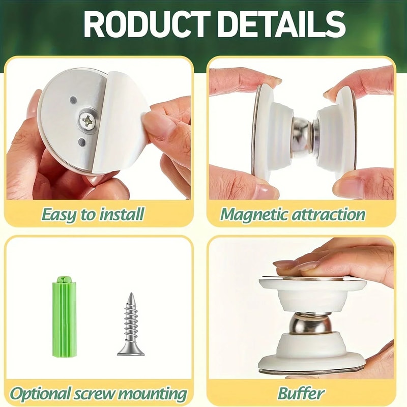 RV Door Stop Retaining Catch Magnetic Kitchen Door Latch For Camper 3