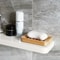 Natural Bamboo Dishes Bath Soap Holder, Wooden Prevent Mildew Tray, Drain Soap Box, Bathroom Washroom Container