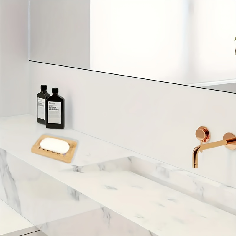 Natural Bamboo Dishes Bath Soap Holder, Wooden Prevent Mildew Tray, Drain Soap Box, Bathroom Washroom Container