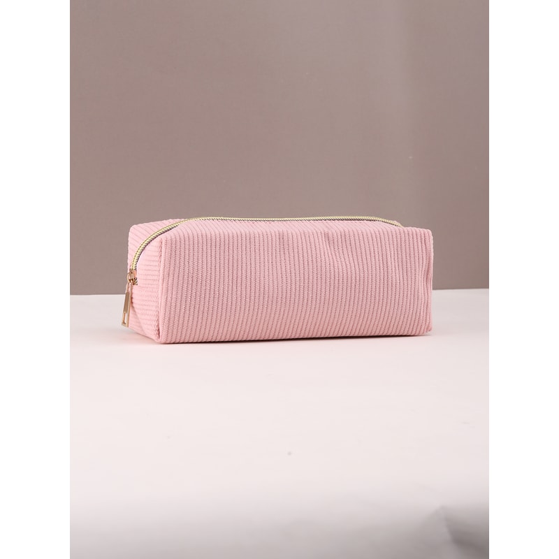 Large Capacity Pencil Case, School Supplies Stationery Bag, Solid Color Pencil Case for School