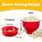 Large Capacity Microwave Popcorn Maker Foldable Silicone Bowl BPAFree Dishwasher Safe 4