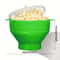 Large Capacity Microwave Popcorn Maker Foldable Silicone Bowl BPAFree Dishwasher Safe 5
