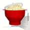 Large Capacity Microwave Popcorn Maker Foldable Silicone Bowl BPAFree Dishwasher Safe 7