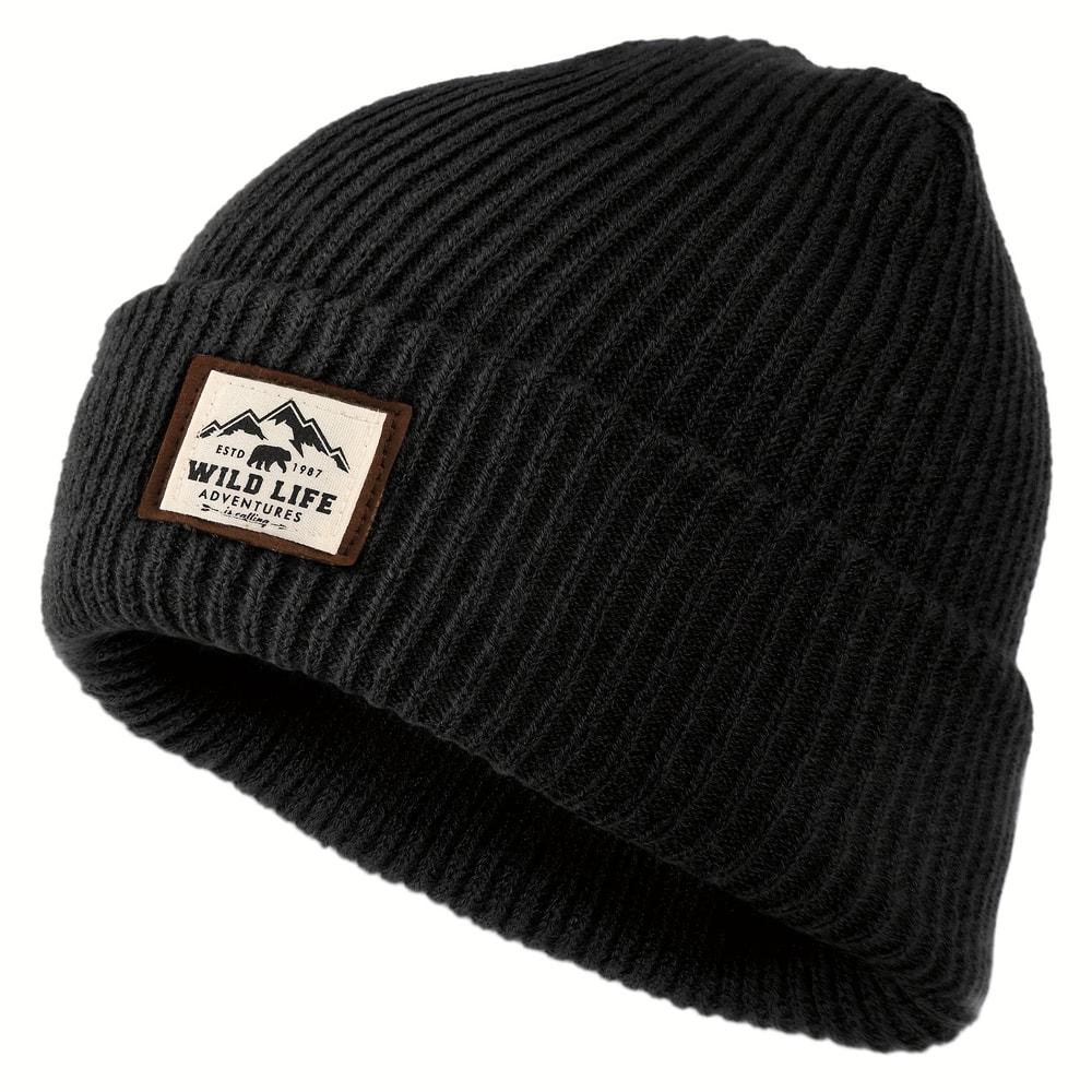 Windproof Winter Autumn Knitted Beanie Hat Soft Elastic Cycling Skull Cap Warm Hiking Camping Headc 7