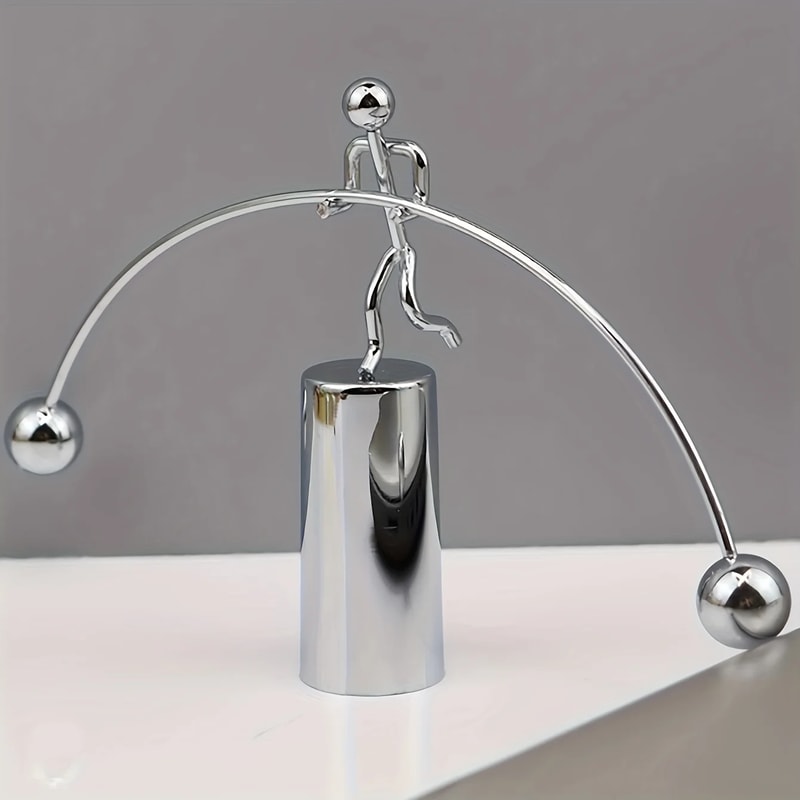 Home Office Accessories Steel Balanced Weightlifting, Little Iron Man Balance Ball, Swinging Art Decompression