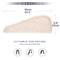 Absorbent Hair Towel Wrap Solid Color Textured Dry Hair Cap For Women 2