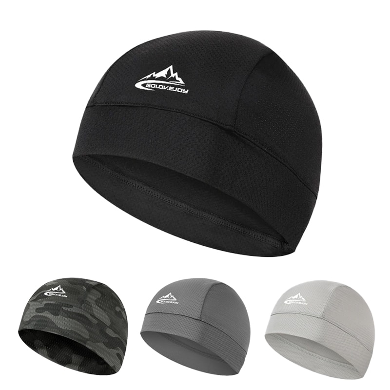 Quick Dry Cycling Cap, Anti-UV Sports Hat, Cooling Skull Cap Helmet Liner Sweat Cap for Outdoor Bike MTB Running for Men