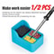 Copper Wire Sponge Steel Brush Soldering Iron Cleaning Box Tin Slag Remove Tool For Welding Head 2