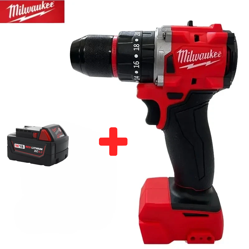 Brushless Milwaukee Electric Drill Cordless Impact Drill Milwaukee Battery Pin Power Tool For Decor 6