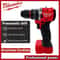 Brushless Milwaukee Electric Drill Cordless Impact Drill Milwaukee Battery Pin Power Tool For Decor 5