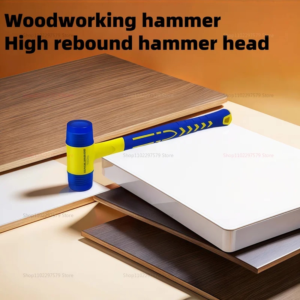 Insulated AllPurpose Double Headed Hammer Rubber Handle Heavy Duty Tool 1