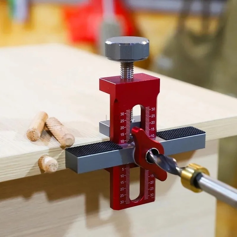 Wardrobe Cabinet Door Panel Installation Jig Rebounder Punched Mounting Cabinet Door Positioner 2