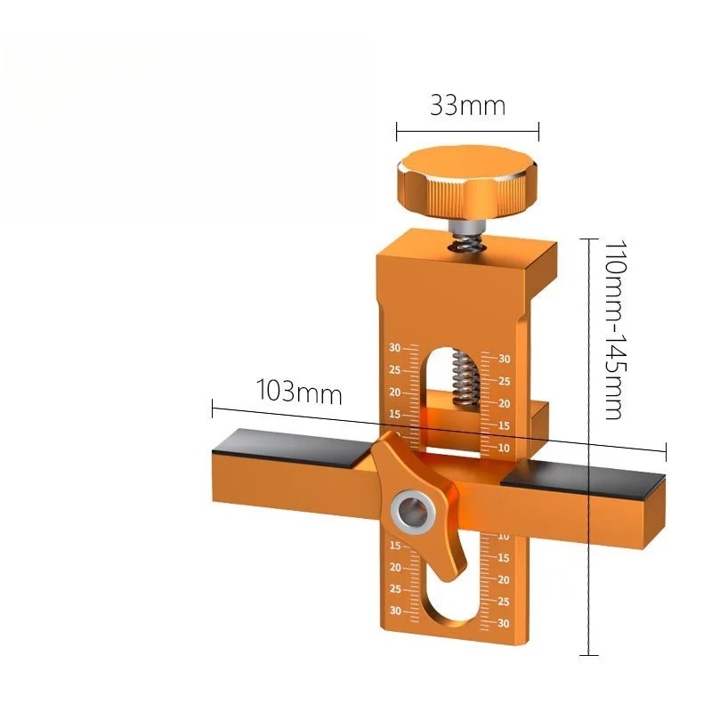 Wardrobe Cabinet Door Panel Installation Jig Rebounder Punched Mounting Cabinet Door Positioner 7