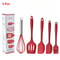 Kitchen Silicone Baking Tool Set, Cooking Spatula, Egg Oil Brush, Drain Beater, Cream Scraper Utensils