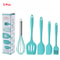 Kitchen Silicone Baking Tool Set, Cooking Spatula, Egg Oil Brush, Drain Beater, Cream Scraper Utensils