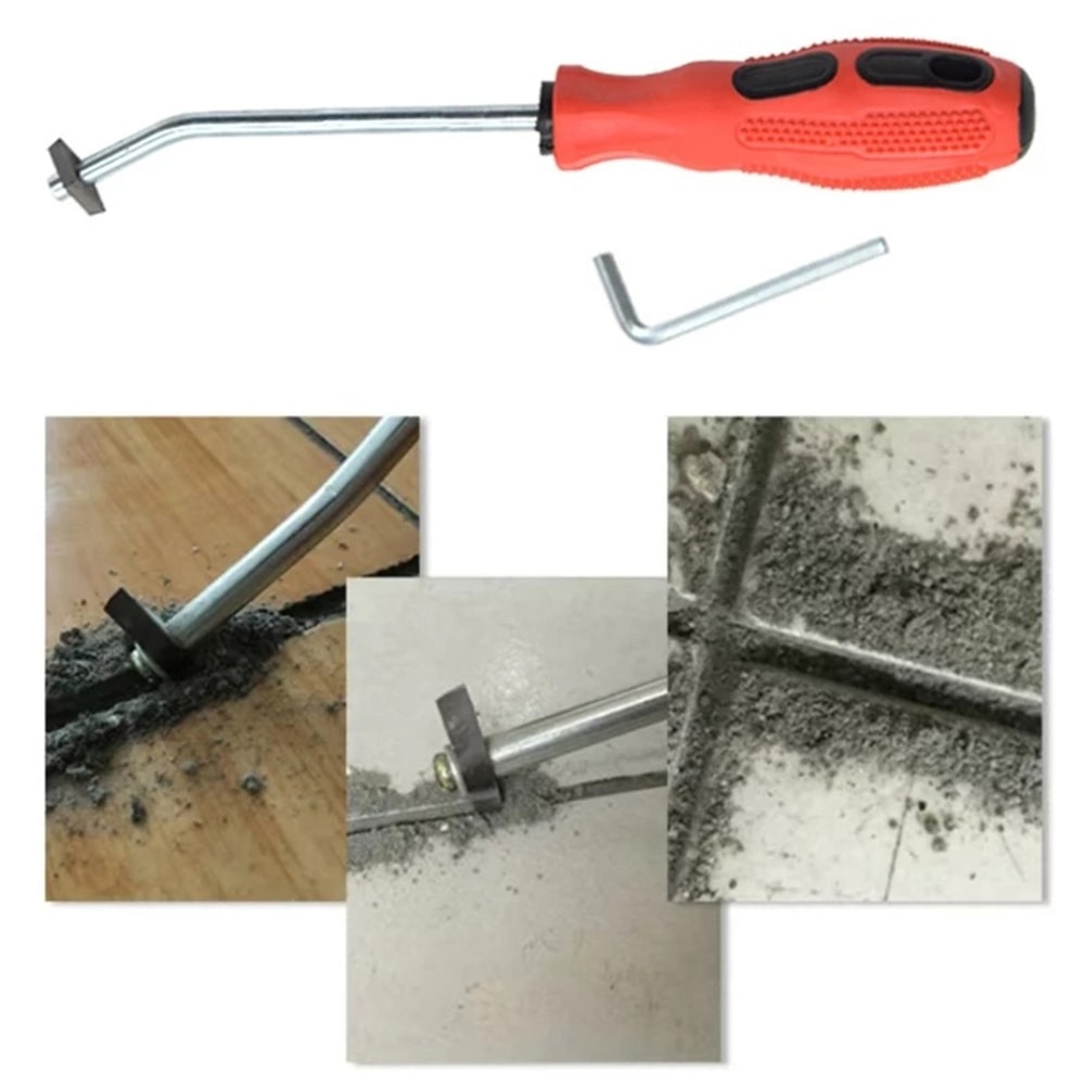 Steel Tile Gap Cleaner Drill, Ceramic Tile Grout Remover, Slotting Tool for Floor and Wall Seam