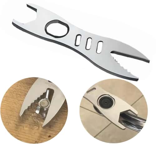 Multi-purpose DIY Hand Tool, Double End Open Wrench, Torque Wrench for All Screw Sizes