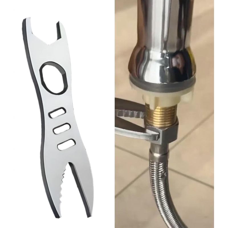 Multi-purpose DIY Hand Tool, Double End Open Wrench, Torque Wrench for All Screw Sizes