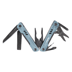 portable multi tool with sailor pliers, screwdriver, folding scissors for edc