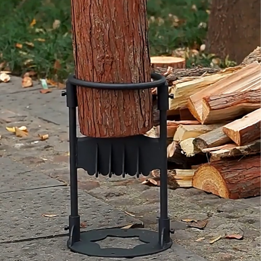 Wood Splitting Machine Outdoor, Portable Manual Wood Splitting Tool, Detachable Wood Splitting Device for Camping