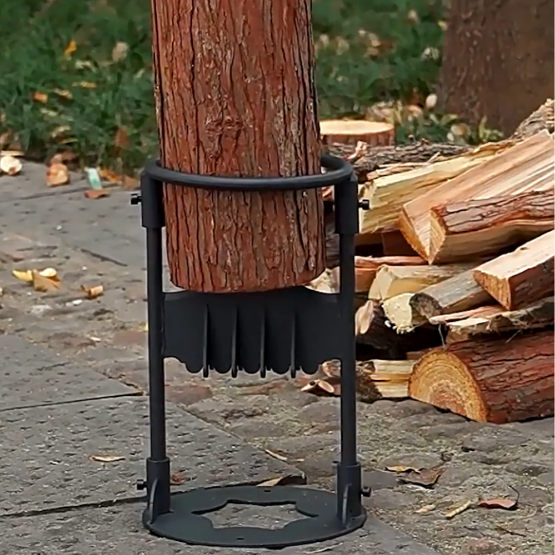 Wood Splitting Machine Outdoor, Portable Manual Wood Splitting Tool, Detachable Wood Splitting Device for Camping