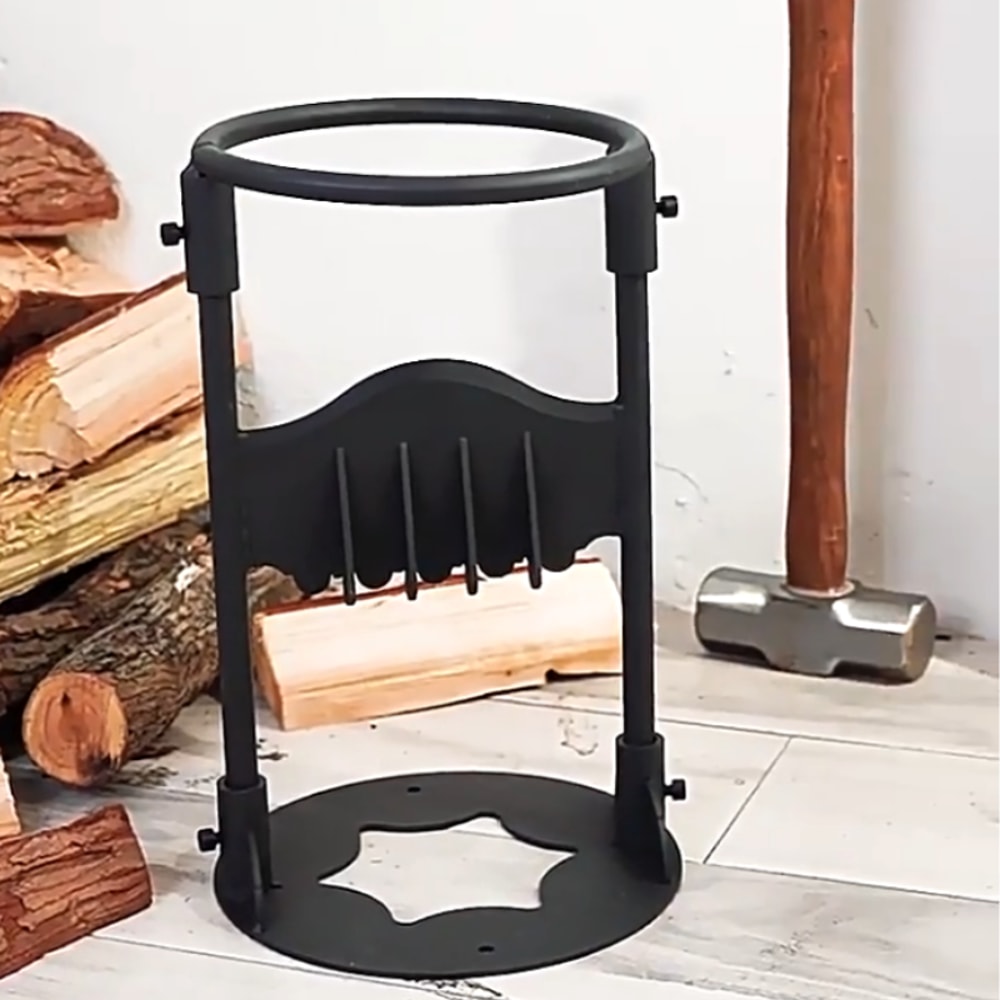 Wood Splitting Machine Outdoor, Portable Manual Wood Splitting Tool, Detachable Wood Splitting Device for Camping