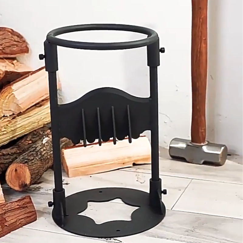 Wood Splitting Machine Outdoor, Portable Manual Wood Splitting Tool, Detachable Wood Splitting Device for Camping