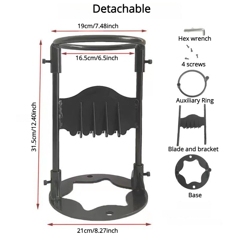 Wood Splitting Machine Outdoor, Portable Manual Wood Splitting Tool, Detachable Wood Splitting Device for Camping