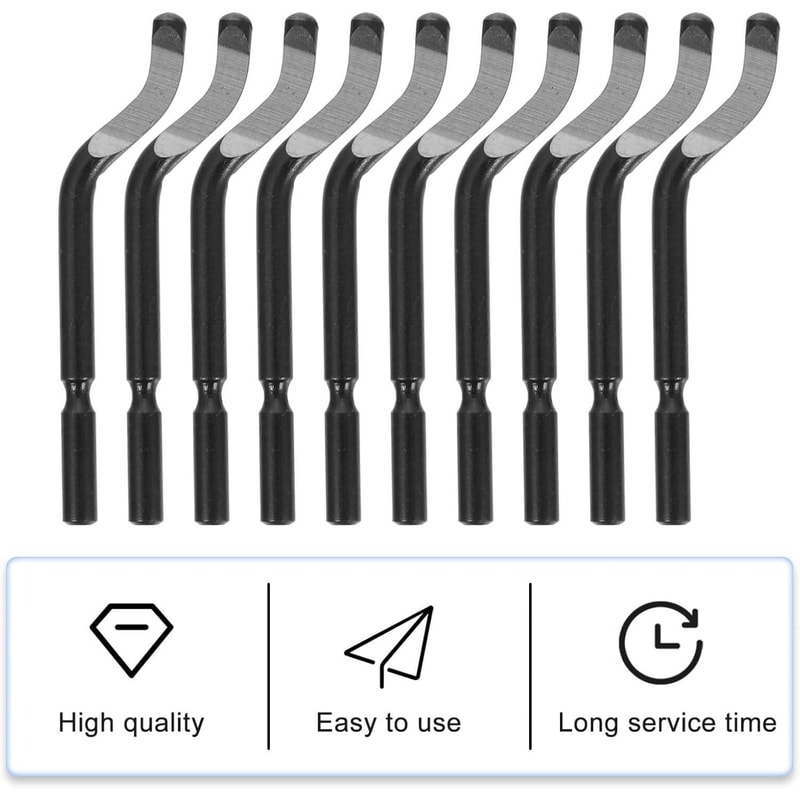 Burr Removal Tool with High Speed Steel Blades for Metal, Plastic, PVC, Copper, and Resin