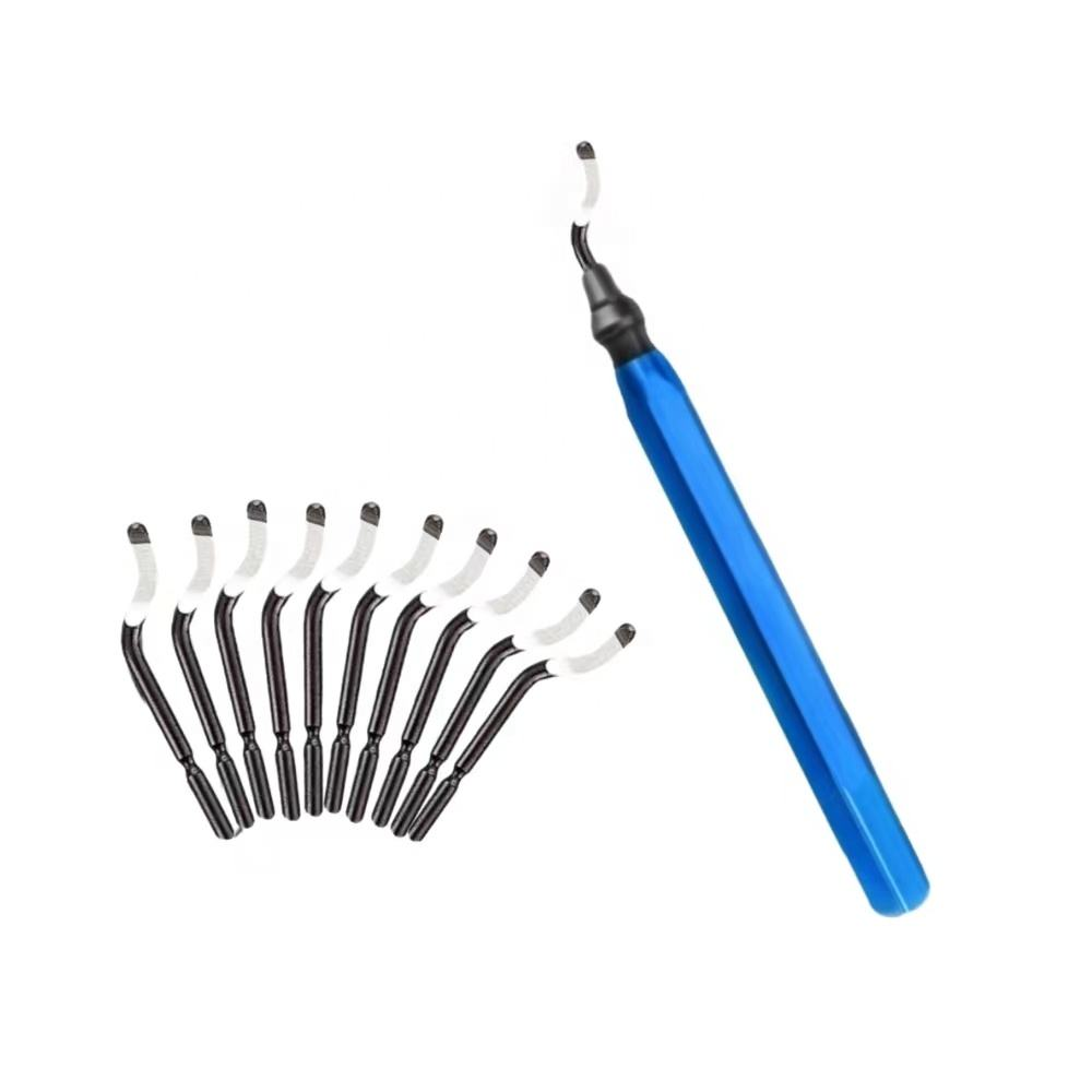Burr Removal Tool with High Speed Steel Blades for Metal, Plastic, PVC, Copper, and Resin