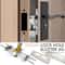 Lock Mortiser Kit, Wooden Door Lock Hole Locator, Installation Drilling Jig for Key Holes