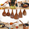 Cooking Utensils Wooden Set Wooden Spoons Soup Tools Kitchen Gift 4