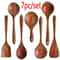 Cooking Utensils Wooden Set Wooden Spoons Soup Tools Kitchen Gift 6