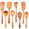 Cooking Utensils Wooden Set Wooden Spoons Soup Tools Kitchen Gift 8