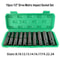 Universal Socket Metric Drive, Drive Metric Impact Socket Set, Deep Socket Set Wrench for Air Pneumatic Repair Tools