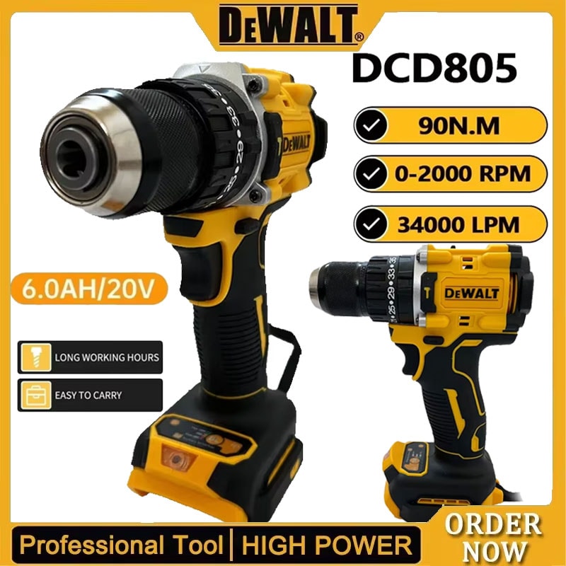 Cordless Electric Screwdriver Brushless Impact Drill MultiFunction Hand Drill 1