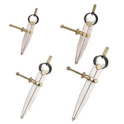 multiple types adjustable leather spacing gauge, leathercraft making tool, metal edge line compasses tool