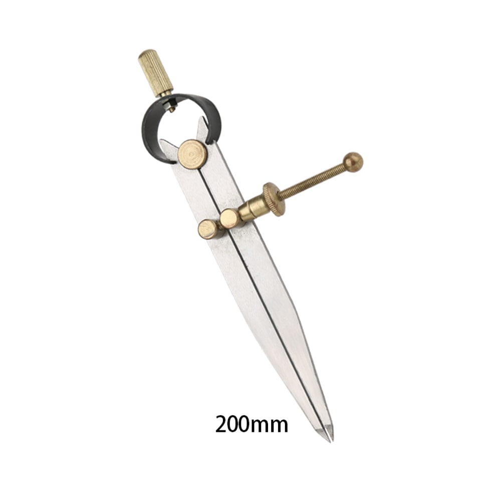 Multiple Types Adjustable Leather Spacing Gauge, Leathercraft Making Tool, Metal Edge Line Compasses Tool