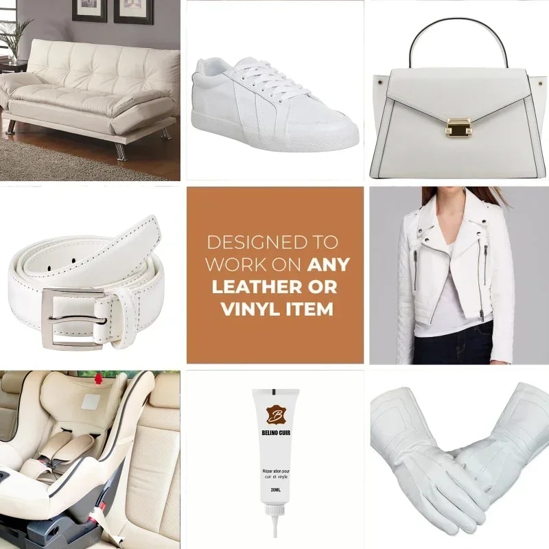 Shoe Cleaner and Liquid Leather Finish Renovation Cream, Car Care Kit, Household Repair Kit