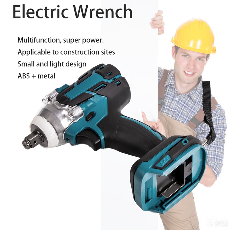 Cordless Electric Impact Wrench, Brushless Electric Hand Drill, European Standard Electric Tool for Home Use