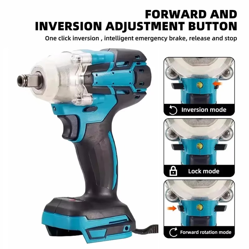 Cordless Electric Impact Wrench, Brushless Electric Hand Drill, European Standard Electric Tool for Home Use
