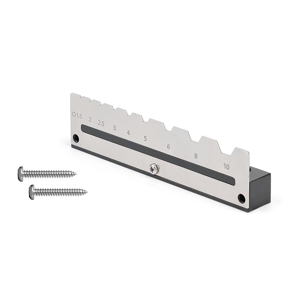 Durable Metal Wall Bracket, Hexagonal Wrench Holder, Multi Hole Storage Rack for Wood Tool